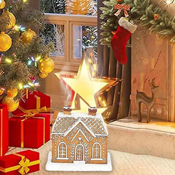 Hemdekoration Prydnader Pepparkakshus Rökelse Kon Brännare Ljusstake Vardagsrum Prydnader Hartshantverk