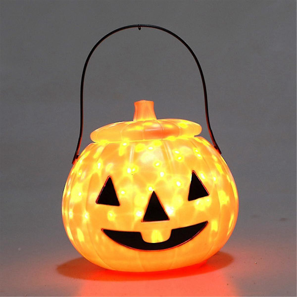 Halloween Pumpa Lykta Barn Bärbar Pumpa Lykta Halloween Bärbar Pumpa Hink Barn