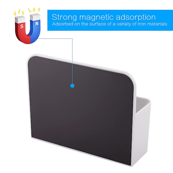 Magnetisk pennhållare med magnetisk whiteboard-suddgummi, justerbar magnetisk whiteboard-pennhållare och suddgummi