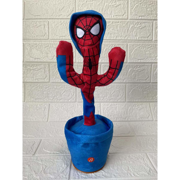 Dansande pratande upprepande sjungande kaktusleksak Spider-Man