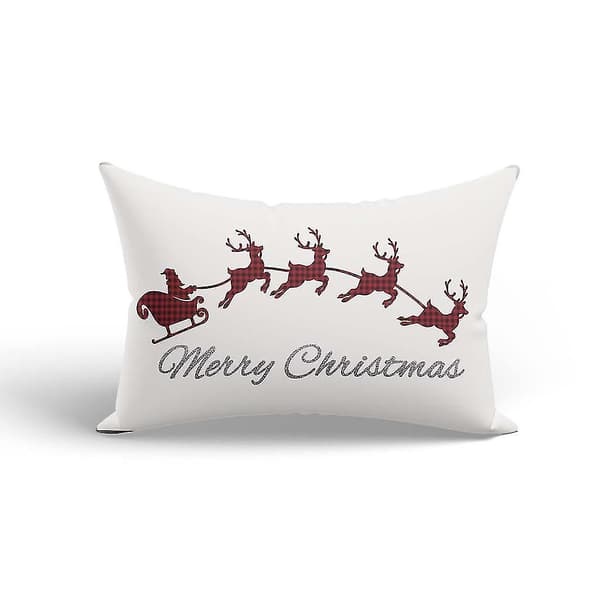 Ny Jul Kudde Kuddvar Överkast Kuddfodral Soffa Kuddfodral