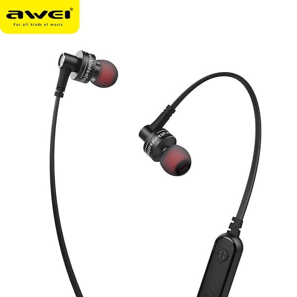 Vattentät Bluetooth Dual Driver Magnetisk Headset Mikrofon 17cmx15cmx5cm Svart