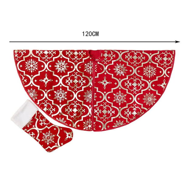 Julgransmatta, 120 cm, för högtiderna, inomhus och utomhus.