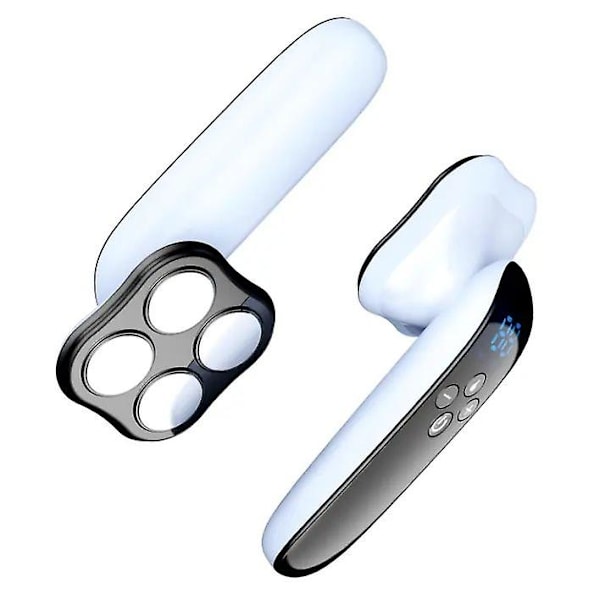 Kroppsskulpteringsmaskin, Cellulitmassager Uppgraderad 2.0, Handhållen Cellulitfettmaskin För Mage Armar Ben Midja Rumpa, 4 Massagehuvuden Större Kontakt