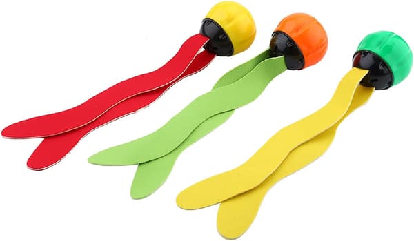 Tångleksaker, undervattenspoolleksaker, lär dig simma, 3-pack