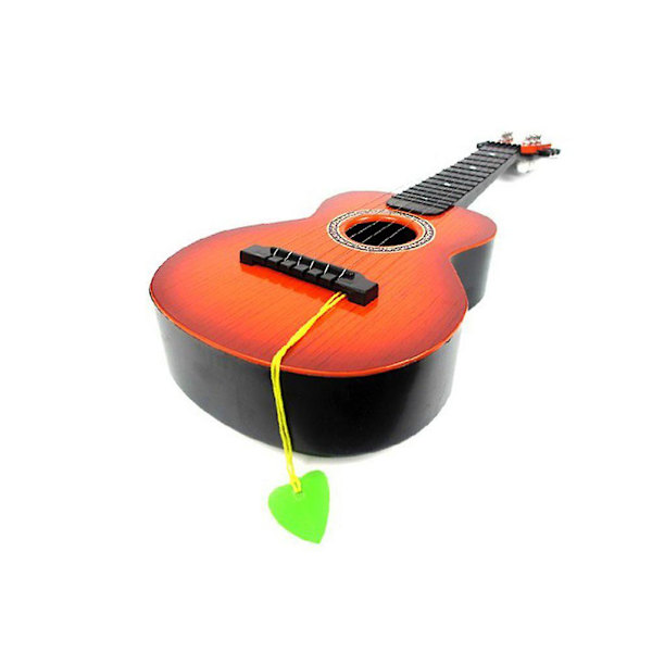 Barnens Mini Instrument Leksak Barnleksak Gitarr Pedagogisk Gitarr 6 Strängar Mini Gitarr