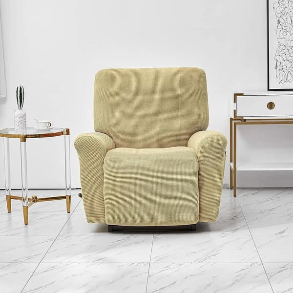 76-96cm Stretch Lounger Cover (Beige)