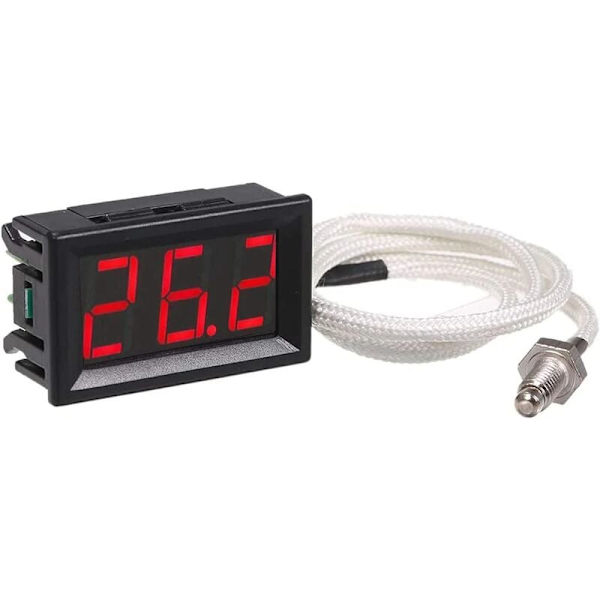 XH-B310 Industriell digital termometer, 12V -30800°C K-typ M6 termoelement testare LED-display termograf