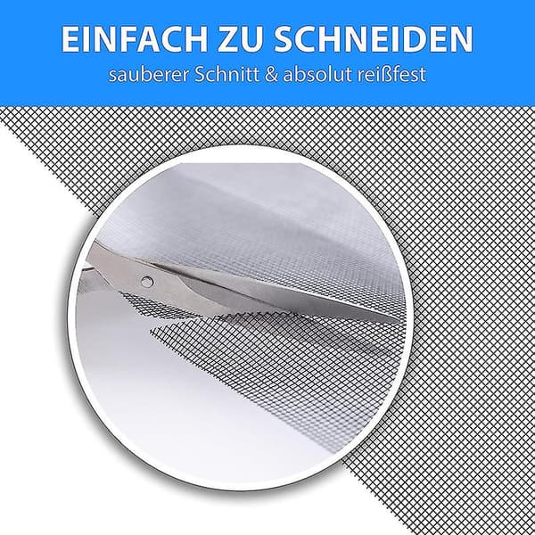Fiberglas flugnät bredd 100 cm färg vit
