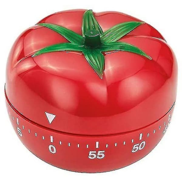 Kök Timer, Manuell, Forma Mekanisk Roterande Väckarklocka, 60 Minuter, För Matlagning Tomat