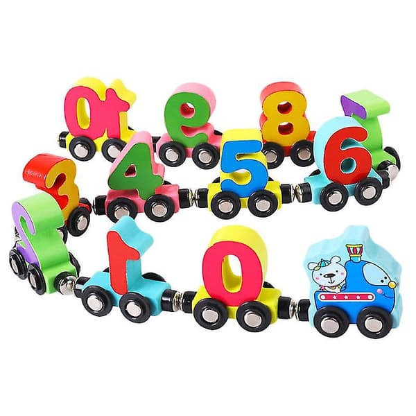 1 set Färgglada Tågleksaker