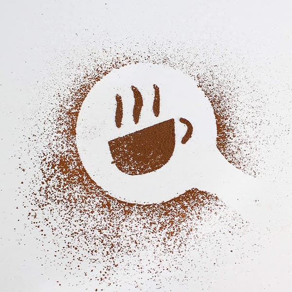 16 st Coffee Decoration Template Cappuccino Coffee Chocolate Art Template Dusting Template