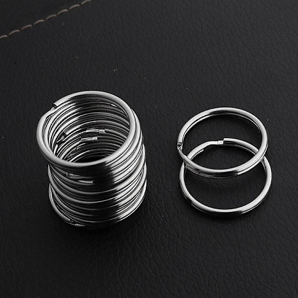 50-pack 0,8 tum mini split ring med dubbla öglor små metallringar kontakter för smycken halsband armband örhängen hantverk prydnader och gör-det-själv