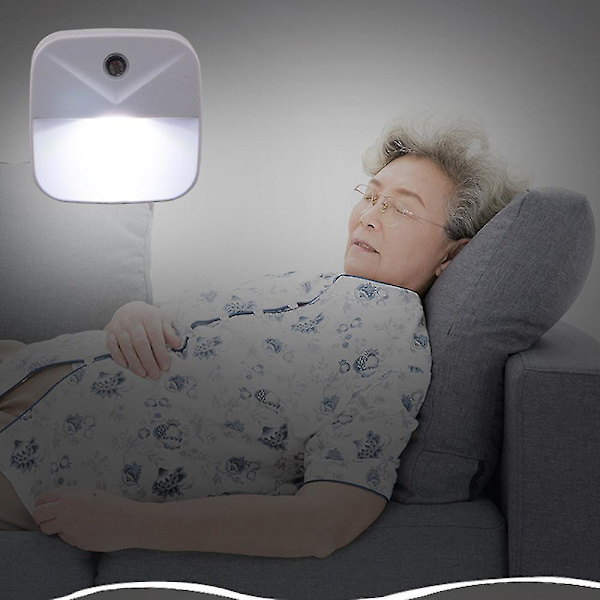 6 stk Led lite nattlys, vidvinkel induksjonslys