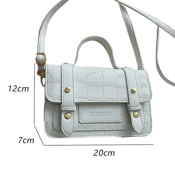 Fack Stor Flapover Crossbody-väska