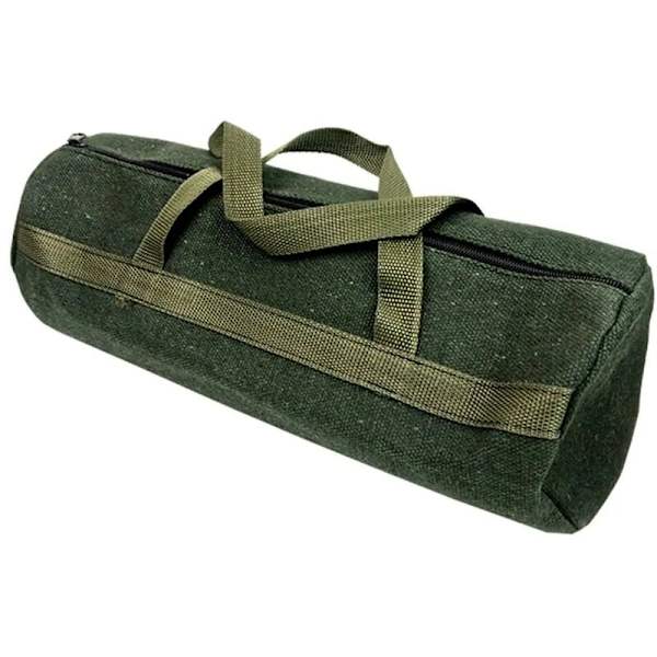 Raskaan sarjan kotitaloustyökalupussi paksu kangaskassi säilytyspussi kannettava työkalupussi sähkötyökalujen säilytyspussi moniputkinen laatikko 45x20cm