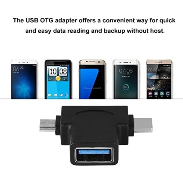 2 i 1 Micro USB OTG-adapter
