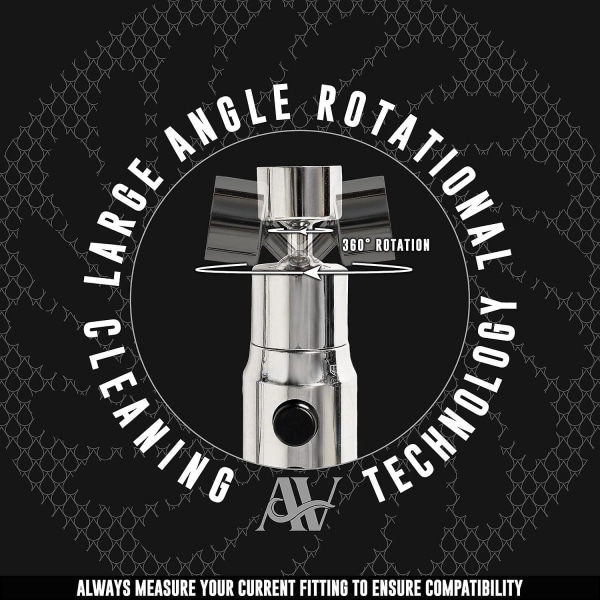 3 Funktionell Kökskran Sprayfäste | 360 Graders Vridbar Kranförlängare för Köksho | Sprayadapter