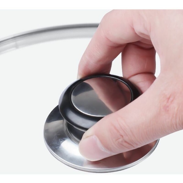 Kök Redskap Lock Ersättning Gryta Handtag Knopp Set om 2 64mm