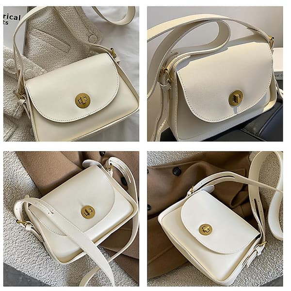 Handväskor för kvinnor, liten axelväska, söt clutch, designer tote, handväskor, vit