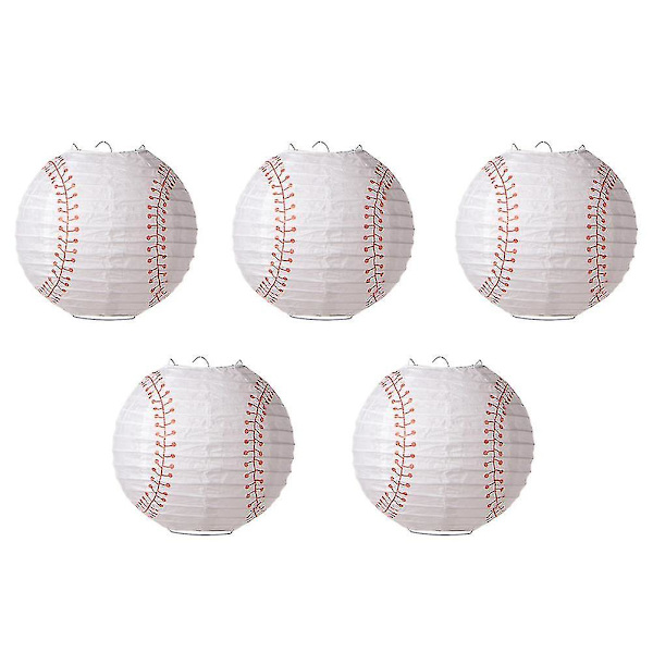 5st Baseball Paper Lantern Creative Festival Lantern Pendant Scen Layout Prop