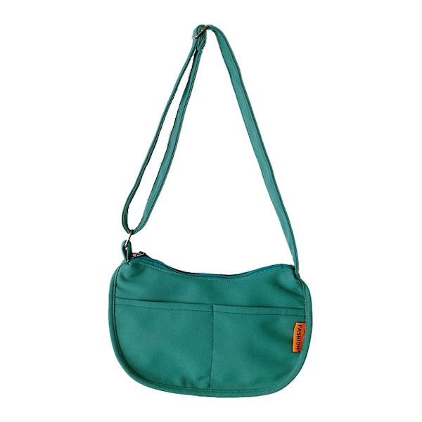 Flickor Messenger Bag Casual Liten Frisk Och Enkel Barn En-axlad Dumpling Baggrön