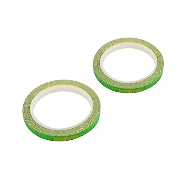 Reflekterande klistermärken med 2 rullar Mikroprismatisk reflekterande tejp Cykeltejp iögonfallande, grön