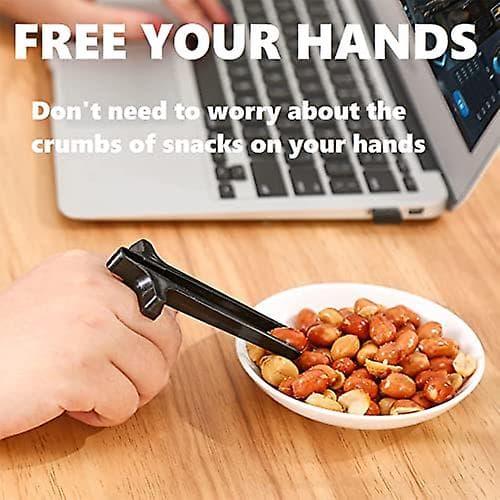Snack Finger Chopsticks, 4 st plastpinnar för gamers lata hjälppinnar Håll händerna rena