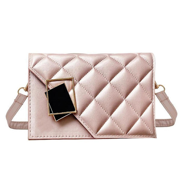 Crossbody-väskor för kvinnor, små handväskor, axelväska, damhandväska, rosa