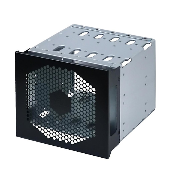 Hårddiskbur i rostfritt stål för dator Sata Hdd 5 tum till 5x 3,5 tums rack