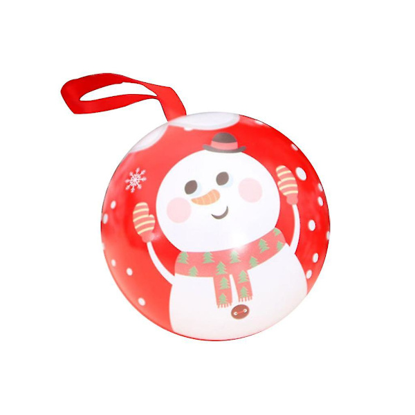 Julgodisförpackning med tomte, snögubbe och älg - Dekorationslåda för hemmet, 6-pack