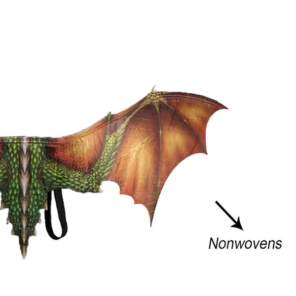 Halloween Cosplay Dinosaurie Vingar Gul
