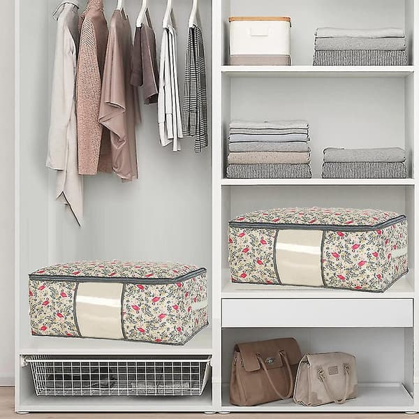 Quilt Organizer Väska Kläder Packpåse Förvaringsväska
