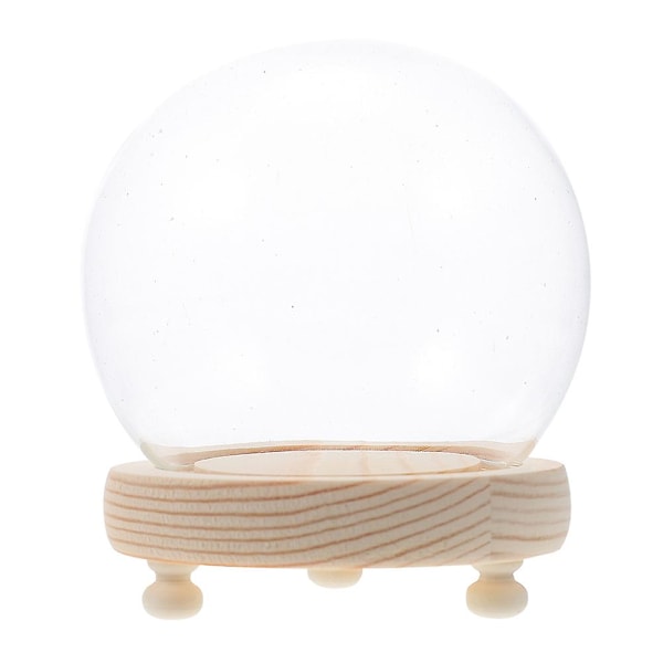 Hemdekoration Kupol Displayfodral Glas Tårta Skydd Dekorativ Glas Klocka Glaskupol Klocka Dessert Display Skydd