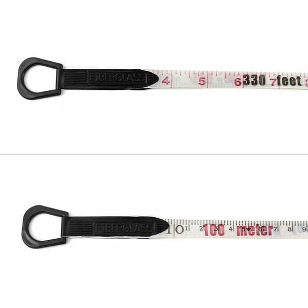 Glasfiber Måttband Rulle 100m Dubbelsidig