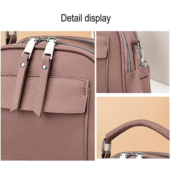 Väskor för kvinnor Designer Dam Crossbody Handväskor Söta Pungarrosa