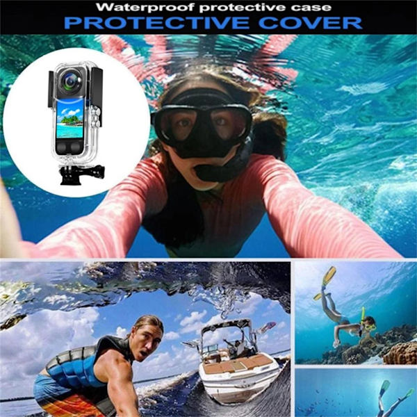 Insta360 X3 Actionkamera Vattentätt Fodral 40m Dykning