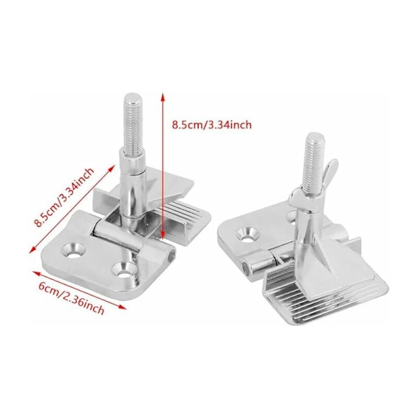 Metal butterfly frame hinge bracket with screen printed hinges