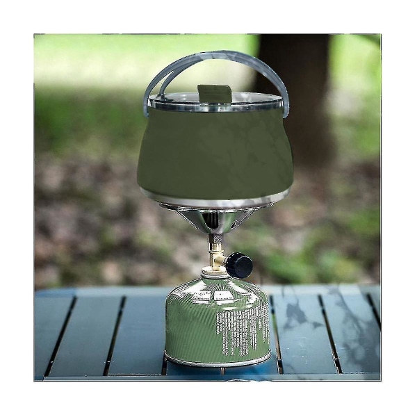 Hopfällbar vattenkokare i silikon för camping, tekanna, bärbar kaffekokare, hopfällbar minikokare för kokande vatten