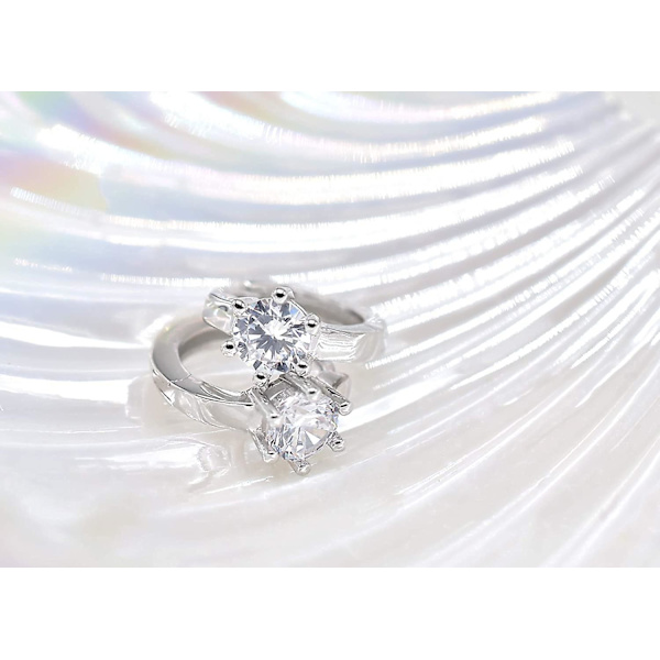 Kuutiollinen zirkonia korvakorut rustoon - Sterling hopea hypoallergeeniset kristalli korvakorut setti pienet Cz korvakorut huggies korvakorut strassit