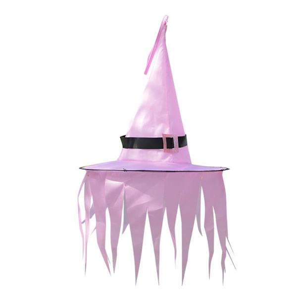 Luminous Häxhatt Halloween Party Utomhus Hatt Dekoration Luminous Dekoration