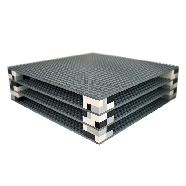 4-pack stora bottenplattor Tegelbyggnad bottenplattor för flickor Pojkar 32 X 32 dubbar eller 10 X 10 tum