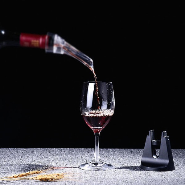 Pip Droppfri vinkaraffe flaskhällare, kompatibel med vin direkt perfekt present kompatibel med vinälskare