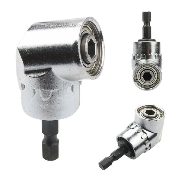 105 graders vinkel skruetrækker sæt socket adapter justerbar boremaskine vinkel skruetrækker værktøj 1/4 tommer hex socket 1 stk