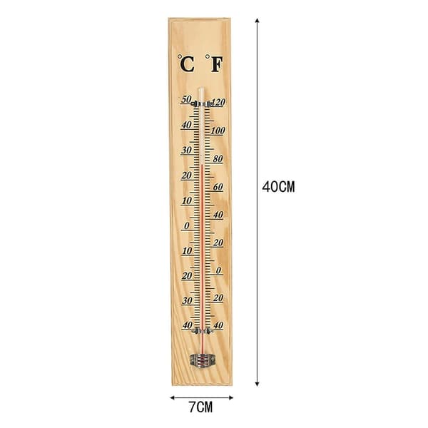 Väggmonterad C- och F-temperaturövervakning