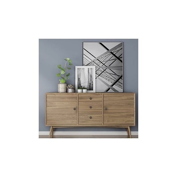4 stk. Vintage Kommode Håndtag Knapper (Bronze)