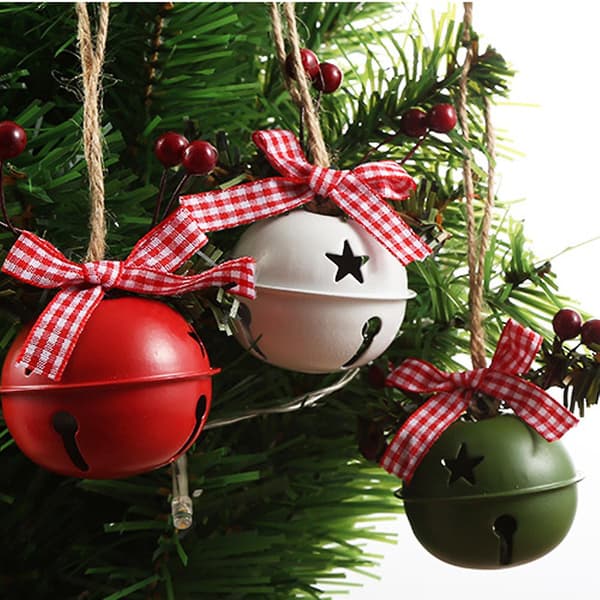 Julgranspynt 2020 Julhängsmycke Tillbehör Jul liten Klocka