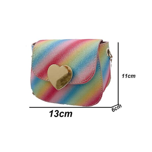Liten flicka plånbok söt mini småbarn crossbody väska barn väskor-26（stil4）