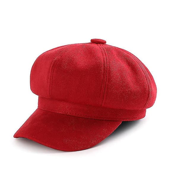 Dam åttakantig hatt åttakantig hatt basker vintage modehatt