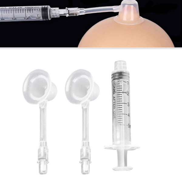 2st Nipple Aspirator Corrector Matning Sugande För platt Inverterad Retraktion Nipple Treatment Redress Amningshjälpmedel